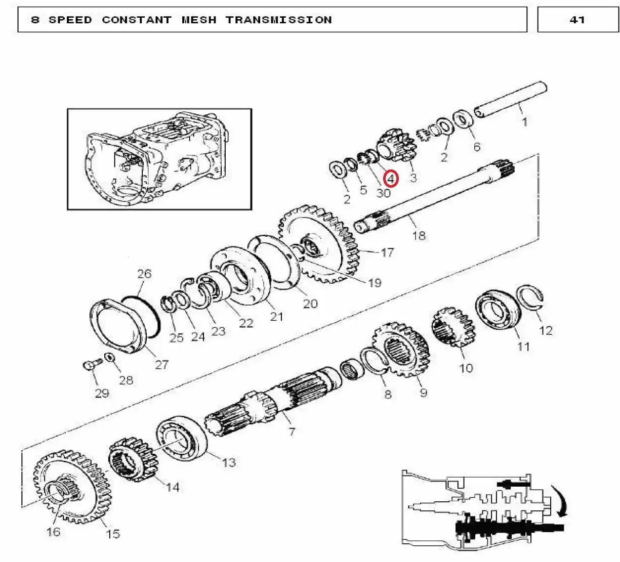 Diagram reference for Millat Massey Ferguson Tractor Spare Part SPACER 12011112011 - Massey Ferguson tractor spare part