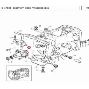 Millat Massey Ferguson Tractor Spare Part O RING 12165112165 - Massey Ferguson tractor spare part
