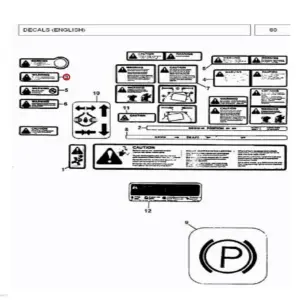 Millat Massey Ferguson Tractor Spare Part 2 DECALBRAKEOIL 3330221333022 - Massey Ferguson tractor spare part