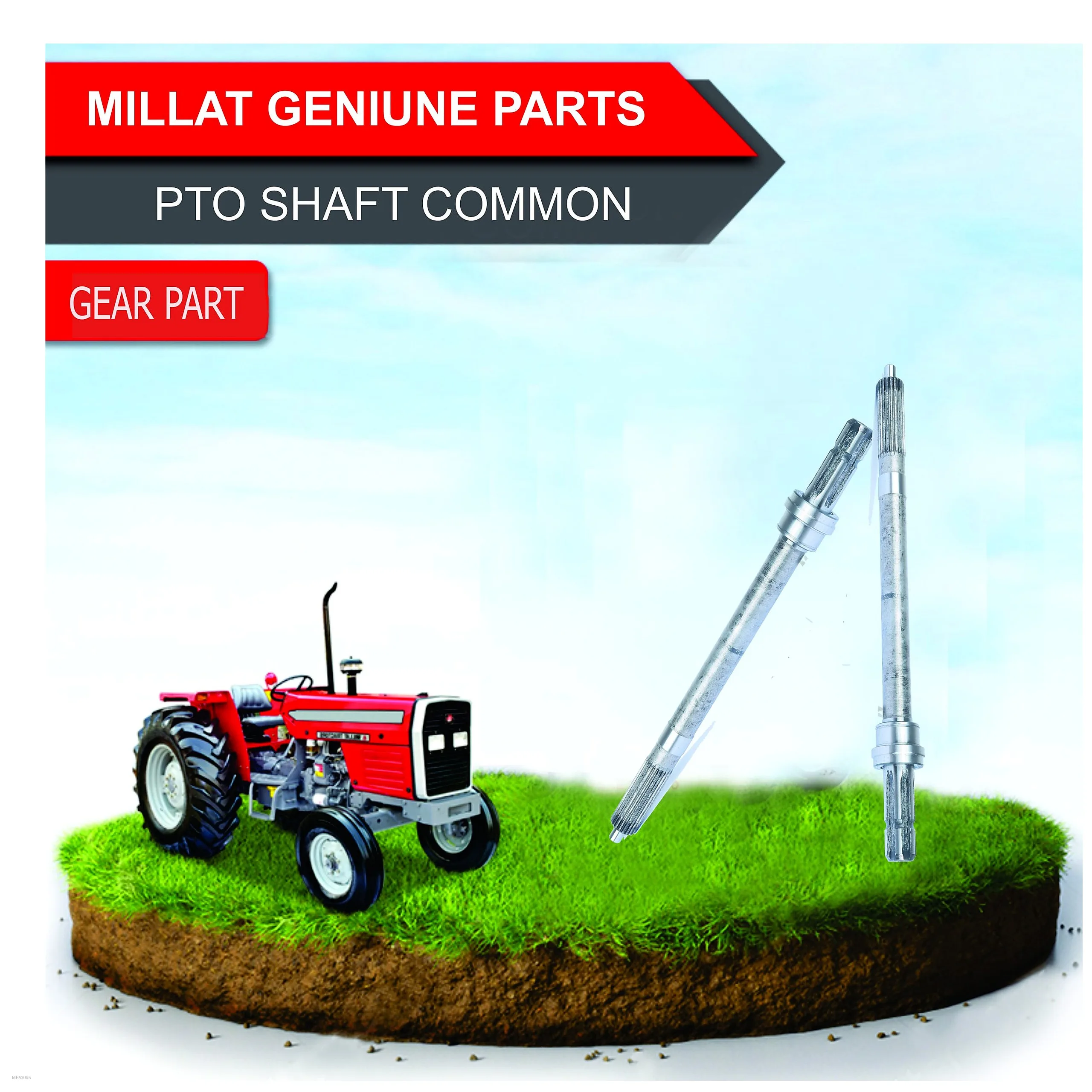 Millat Massey Ferguson Tractor Spare Part SHAFT PTOCOMMON 1001313599003 - Massey Ferguson tractor spare part