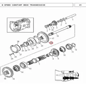 Millat Massey Ferguson Tractor Spare Part RING 53 TEETH GEAR 121451358913 - Massey Ferguson tractor spare part