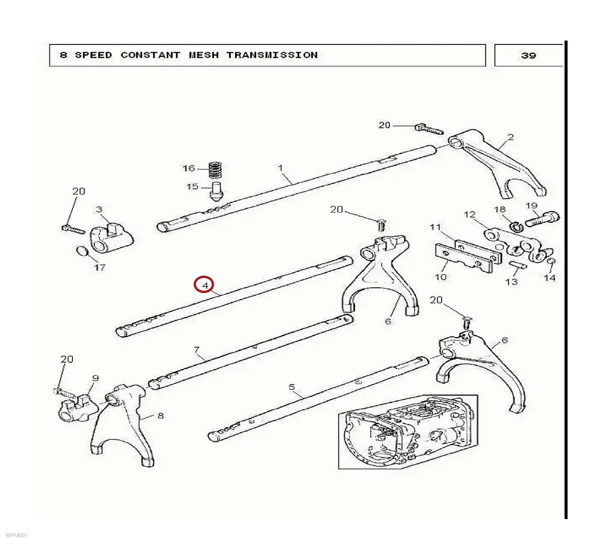 Millat Massey Ferguson Tractor Spare Part RAILSHIFTERREVLOW MF 240 1208511678867 - Massey Ferguson tractor spare part