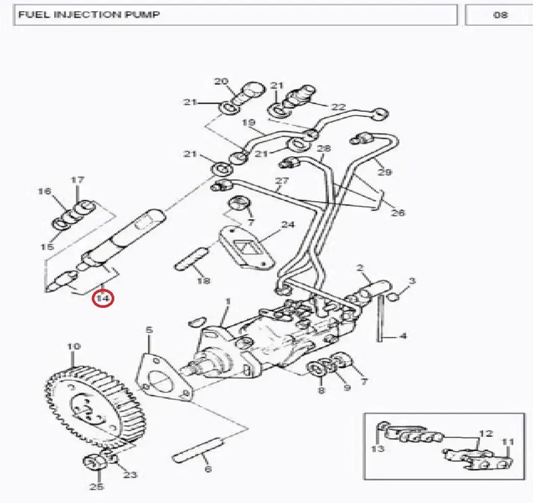 Diagram reference for Millat Massey Ferguson Tractor Spare Part 7 HOLDER 18507712645 A 013 - Massey Ferguson tractor spare part