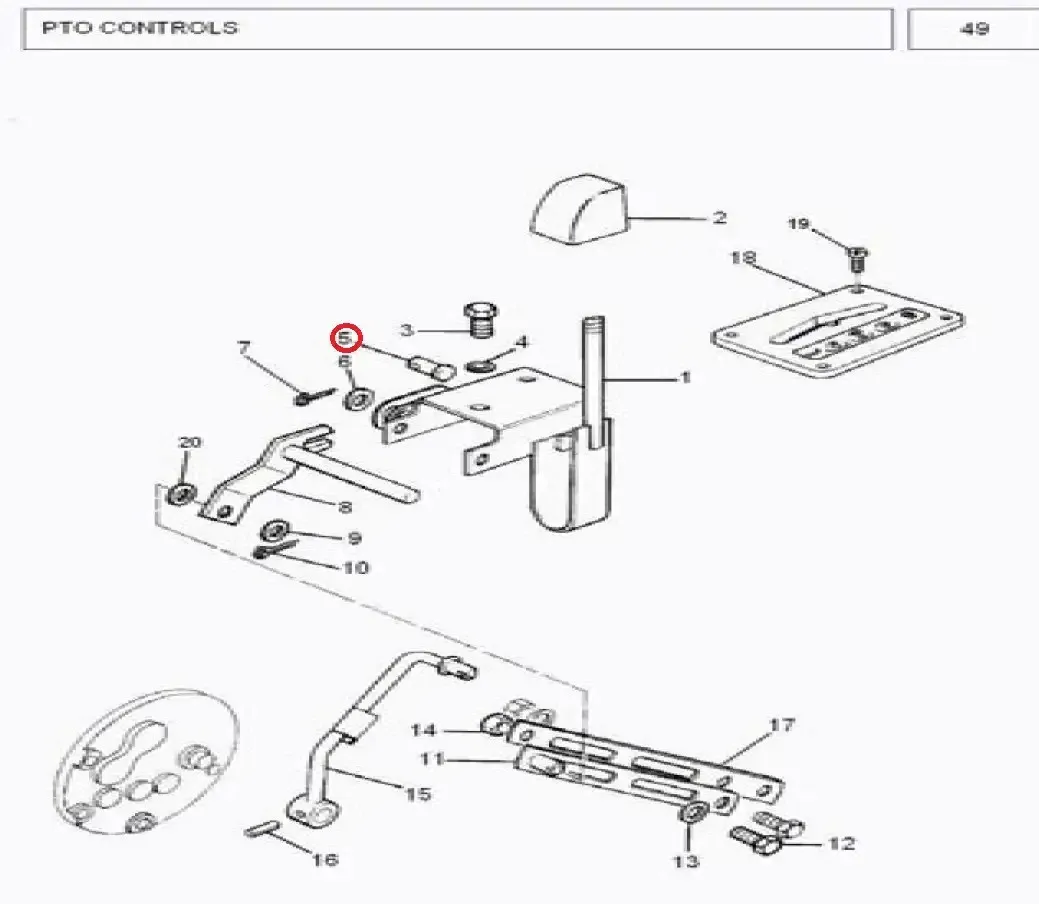 Diagram reference for Millat Massey Ferguson Tractor Spare Part 4 CLEVIS PIN 7130341713034 - Massey Ferguson tractor spare part