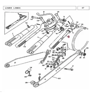 Millat Massey Ferguson Tractor Spare Part 375 W SHAFT 11660375 W - Massey Ferguson tractor spare part