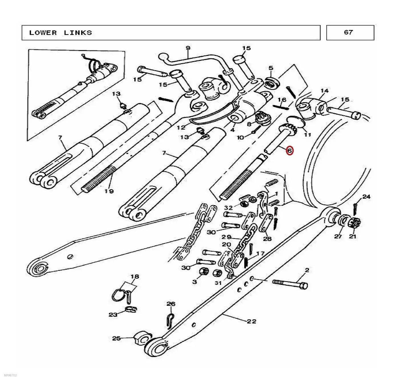 Millat Massey Ferguson Tractor Spare Part 375 W SHAFT 11660375 W - Massey Ferguson tractor spare part