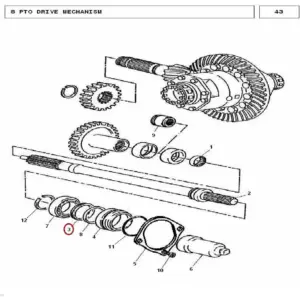 Millat Massey Ferguson Tractor Spare Part SEAL WATER PUMP 1807212418 M 006 - Massey Ferguson tractor spare part