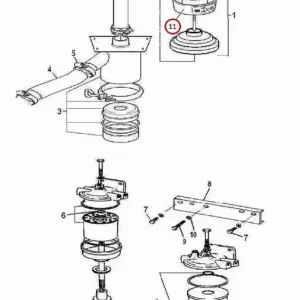 Millat Massey Ferguson Tractor Spare Part 919 BOWLPRECLEANER 13473919 - Massey Ferguson tractor spare part