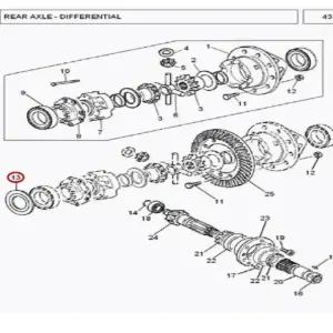 Millat Massey Ferguson Tractor Spare Part SHIELD 100601521401 - Massey Ferguson tractor spare part