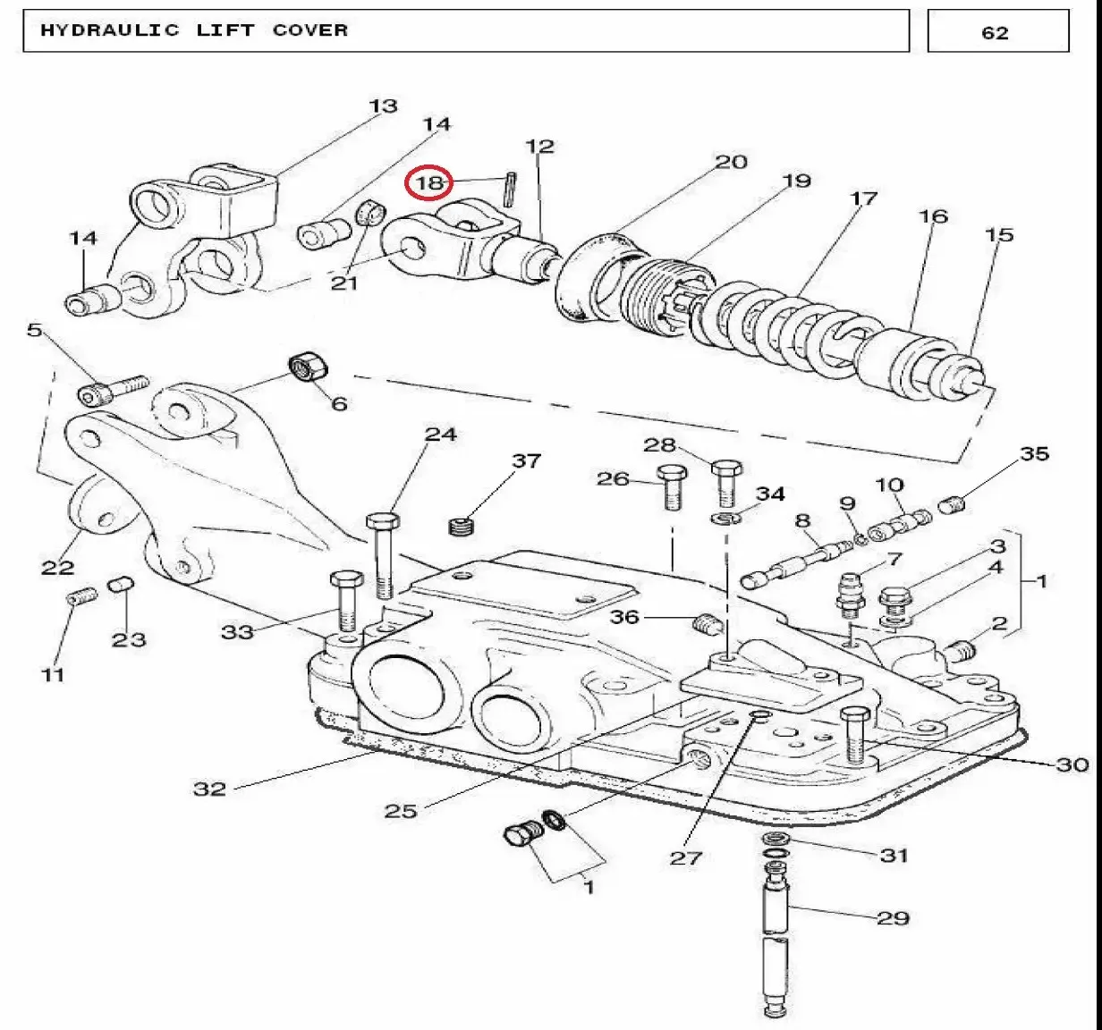 Diagram reference for Millat Massey Ferguson Tractor Spare Part PIN GORVED 26123126123 - Massey Ferguson tractor spare part