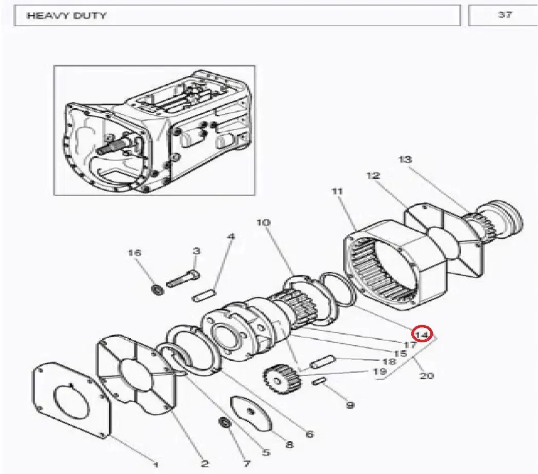 Diagram reference for Millat Massey Ferguson Tractor Spare Part 0 RING RETAININGPOA 123190123195 - Massey Ferguson tractor spare part
