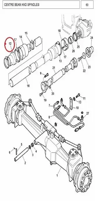 Diagram reference for Millat Massey Ferguson Tractor Spare Part 5 PLATE RETAINER 1441451144145 - Massey Ferguson tractor spare part