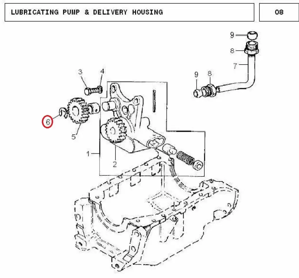 Diagram reference for Millat Massey Ferguson Tractor Spare Part CLIP 186451180831 - Massey Ferguson tractor spare part