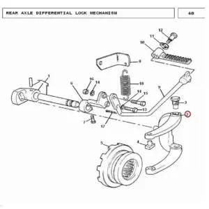 Millat Massey Ferguson Tractor Spare Part FORK 100621190968 - Massey Ferguson tractor spare part