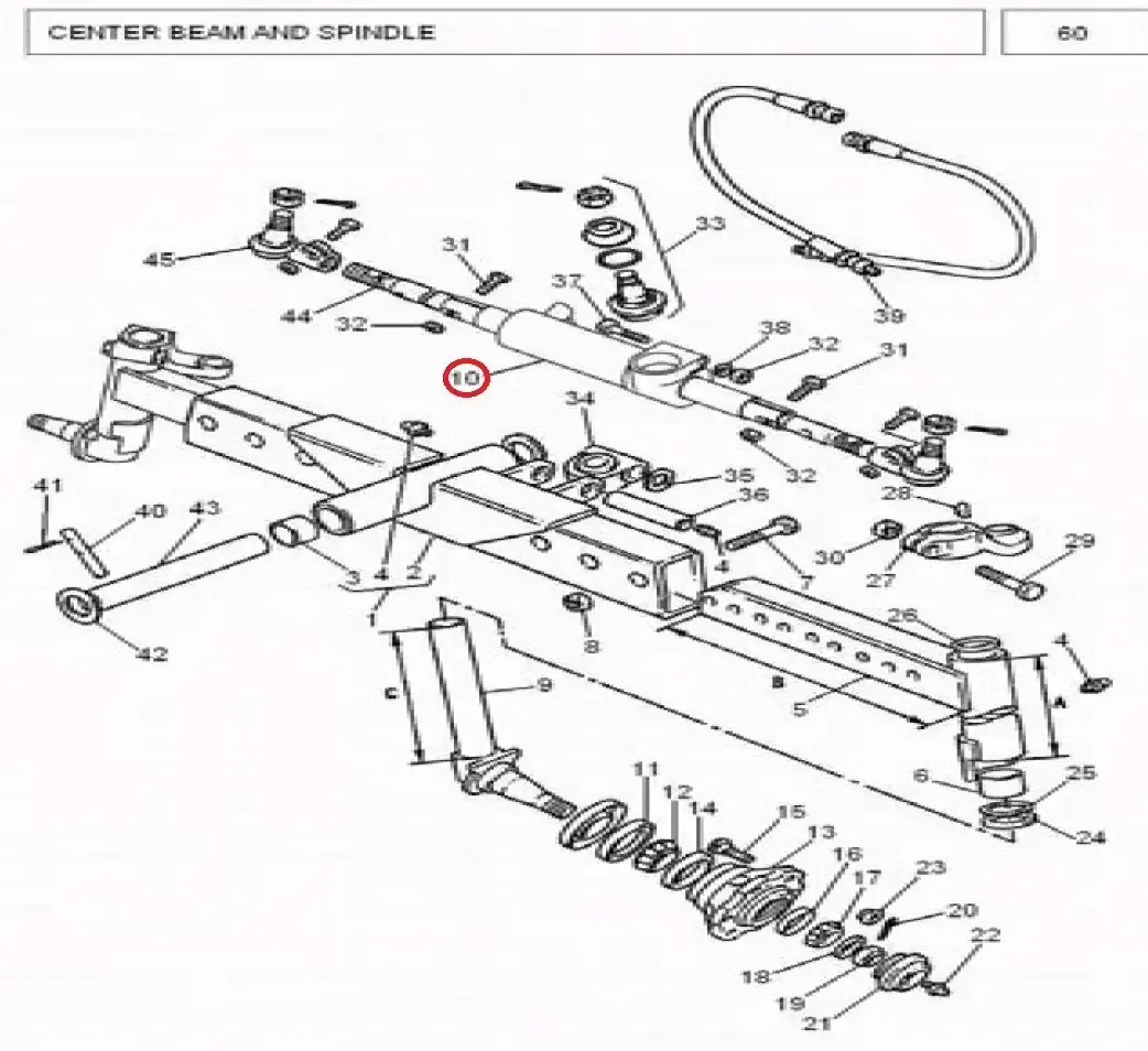 Diagram reference for Millat Massey Ferguson Tractor Spare Part 0 STEE RING CYL CAP RONI 14321013773713 - Massey Ferguson tractor spare part