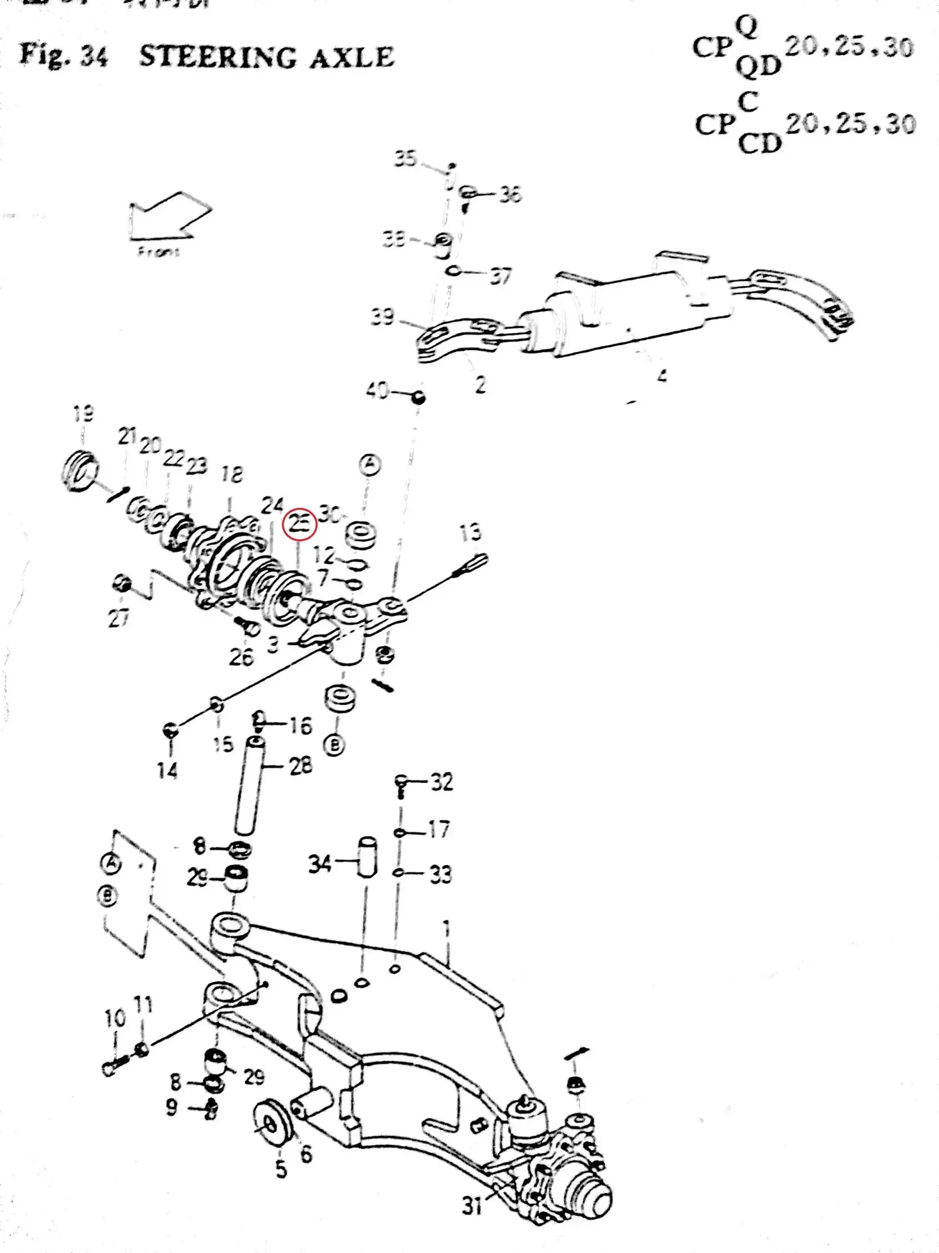 Diagram reference for Millat Massey Ferguson Tractor Spare Part 2 PD 85 X 110 X 12 RUBBER SEAL 1610728 HG 469267 H - Massey Ferguson tractor spare part