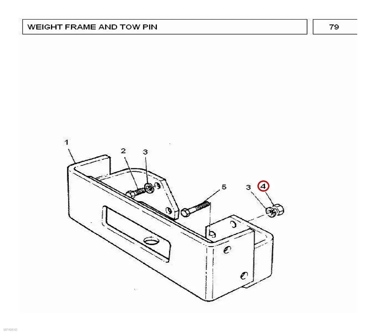 Millat Massey Ferguson Tractor Spare Part NUT 140361339034 - Massey Ferguson tractor spare part