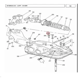 Millat Massey Ferguson Tractor Spare Part BOLT 71614 UNC 2 AL 8926086126086 - Massey Ferguson tractor spare part