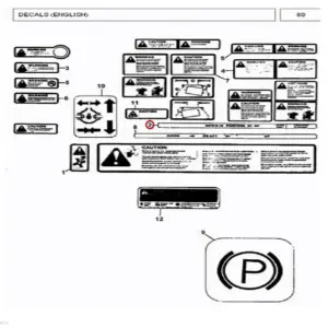 Millat Massey Ferguson Tractor Spare Part 1 DECALPOSITIONCONTROL 3330311333031 - Massey Ferguson tractor spare part