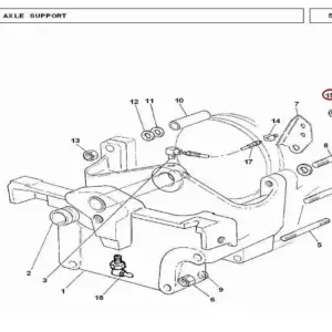 Millat Massey Ferguson Tractor Spare Part NUT LOCK 18 NPSM 14080114080 - Massey Ferguson tractor spare part