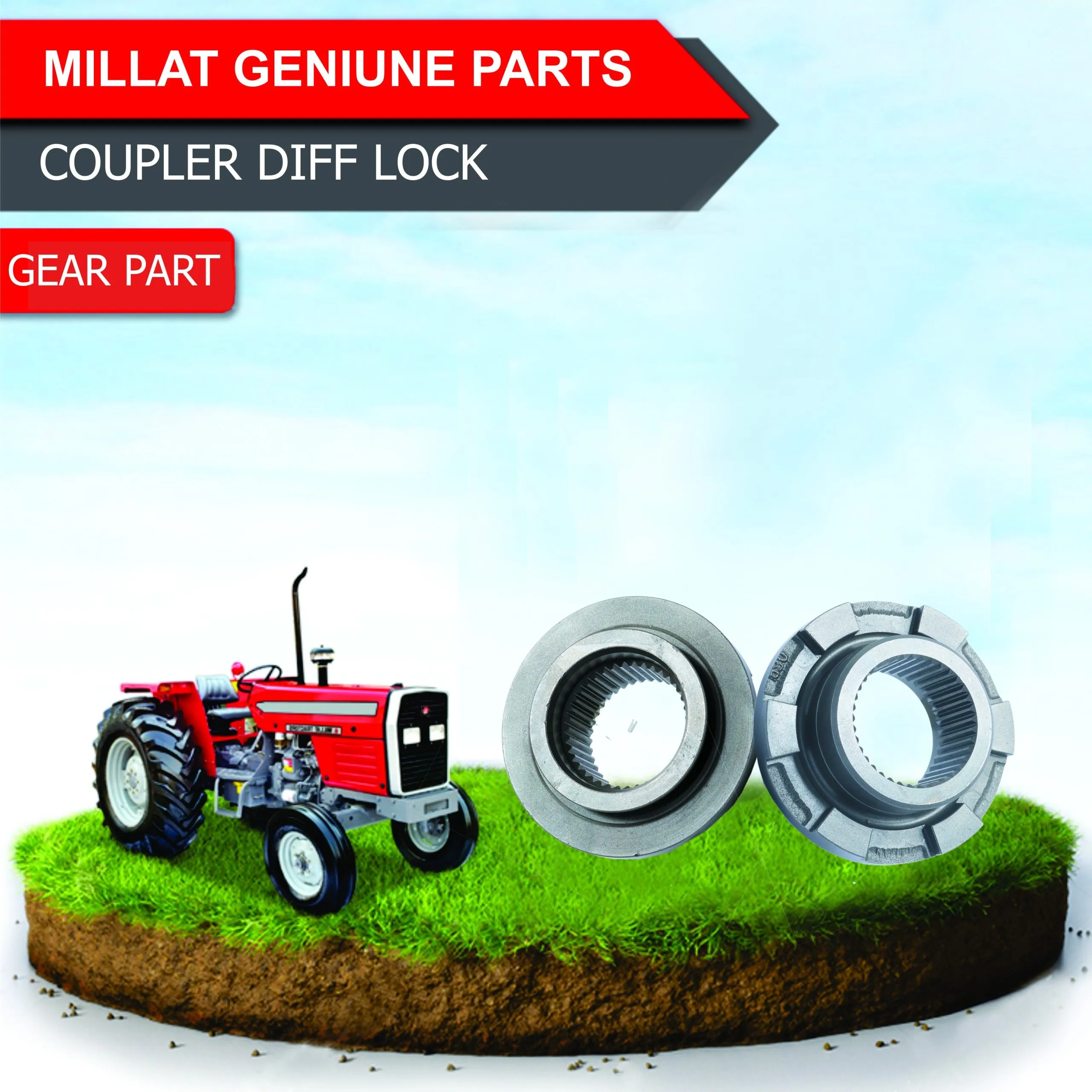 Diagram reference for Millat Massey Ferguson Tractor Spare Part 9 COUPLER 1034291897003 - Massey Ferguson tractor spare part