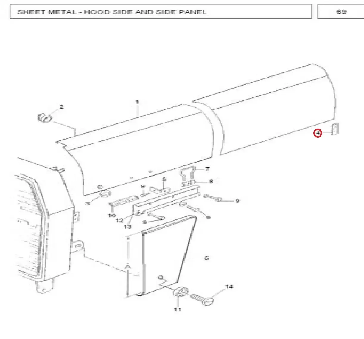 Diagram reference for Millat Massey Ferguson Tractor Spare Part BEADING 23150123150 S 1 - Massey Ferguson tractor spare part
