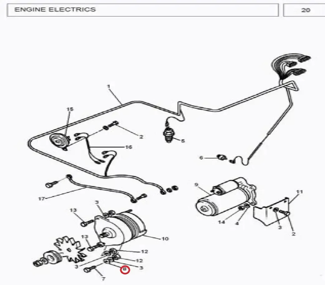 Diagram reference for Millat Massey Ferguson Tractor Spare Part WASHER - Massey Ferguson tractor spare part