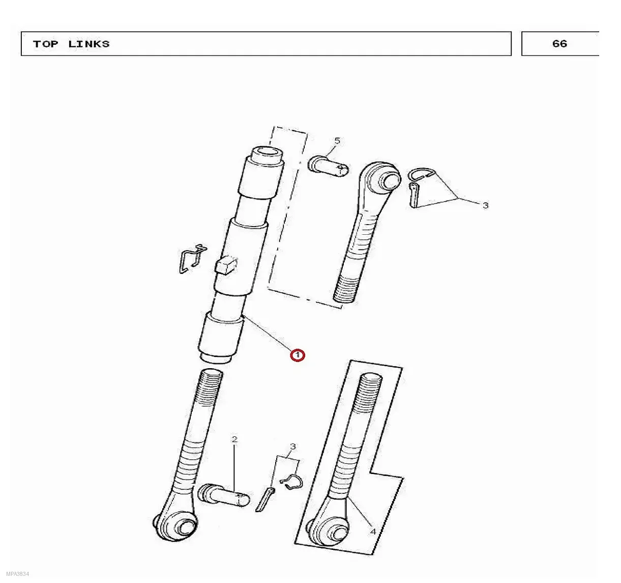 Millat Massey Ferguson Tractor Spare Part LINKTOP 2402502311869954 - Massey Ferguson tractor spare part
