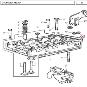 Millat Massey Ferguson Tractor Spare Part SCREW 18538118538 - Massey Ferguson tractor spare part