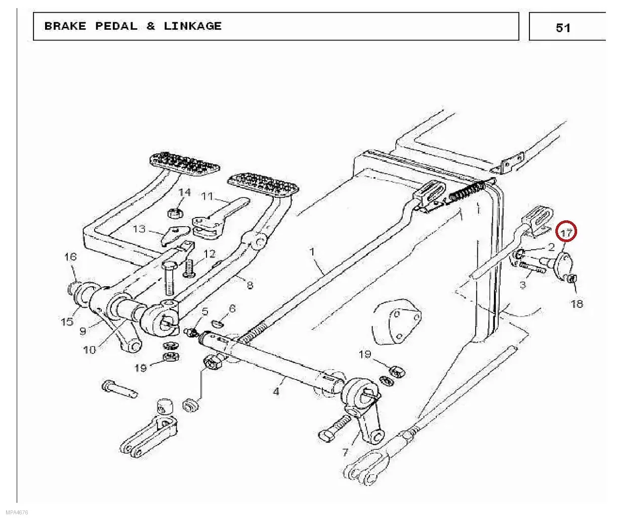 Millat Massey Ferguson Tractor Spare Part DAWAL PIN 110401898643 - Massey Ferguson tractor spare part