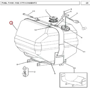 Millat Massey Ferguson Tractor Spare Part TANKFUELUG 24026019304119304 YD - Massey Ferguson tractor spare part