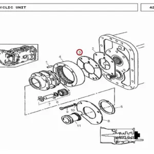 Millat Massey Ferguson Tractor Spare Part PLATE COVER FRONT 120671180408 - Massey Ferguson tractor spare part
