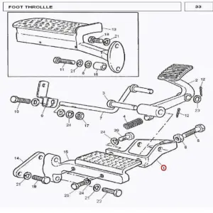 Millat Massey Ferguson Tractor Spare Part SUPPORT 130531828655 - Massey Ferguson tractor spare part
