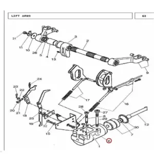 Millat Massey Ferguson Tractor Spare Part CYLINDERRAM MF 240 2601513599900 - Massey Ferguson tractor spare part