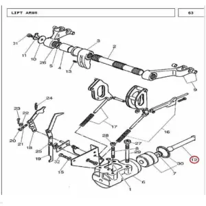Millat Massey Ferguson Tractor Spare Part ROD 2602813610356 - Massey Ferguson tractor spare part