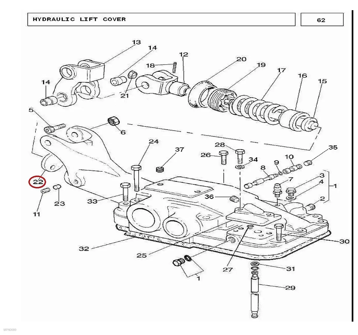 Millat Massey Ferguson Tractor Spare Part PLUNGERDISC 260631180981 - Massey Ferguson tractor spare part