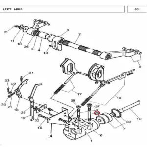 Millat Massey Ferguson Tractor Spare Part STUDRAMCYLBIG 26105126105 - Massey Ferguson tractor spare part