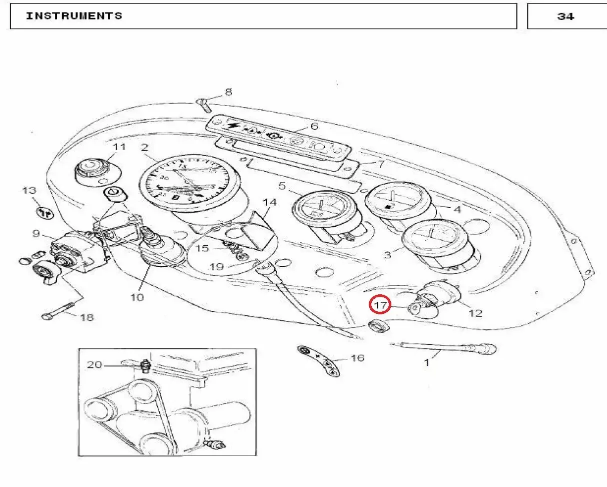 Diagram reference for Millat Massey Ferguson Tractor Spare Part KEYIGNITION 290271883930 - Massey Ferguson tractor spare part