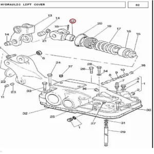 Millat Massey Ferguson Tractor Spare Part CLEVIS 260531180972 - Massey Ferguson tractor spare part