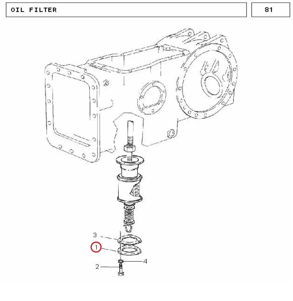 Diagram reference for Millat Massey Ferguson Tractor Spare Part COVER 4100211869491 - Massey Ferguson tractor spare part