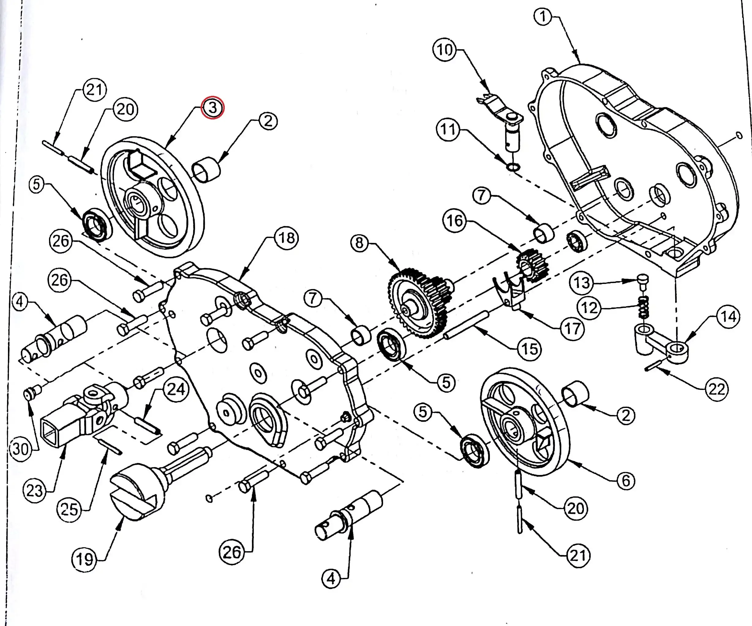 Diagram reference for Millat Massey Ferguson Tractor Spare Part 8 CARDANJF 40 JF 50 JF 60 SMAXXIUM 560178 - Massey Ferguson tractor spare part