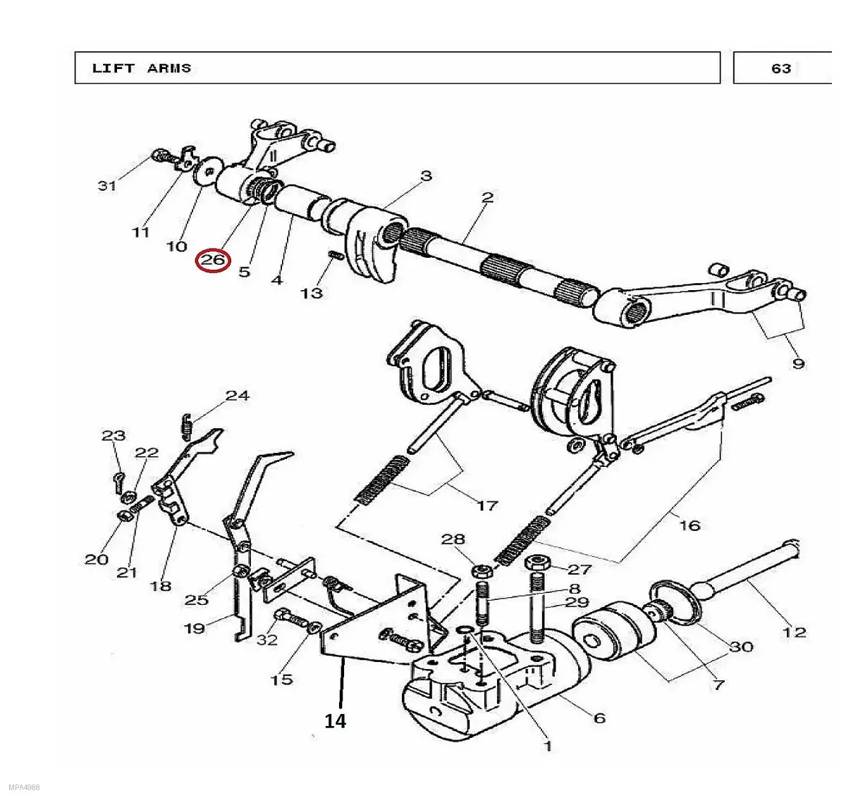 Millat Massey Ferguson Tractor Spare Part RING SPACER 26091126091 - Massey Ferguson tractor spare part