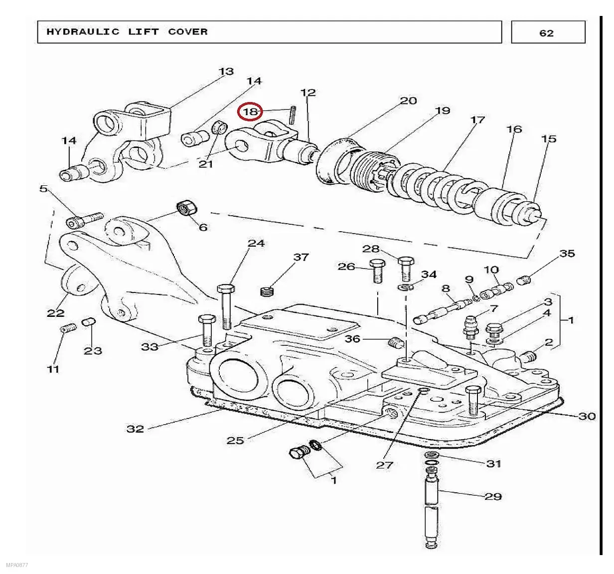 Millat Massey Ferguson Tractor Spare Part PIN GORVED 26123126123 - Massey Ferguson tractor spare part