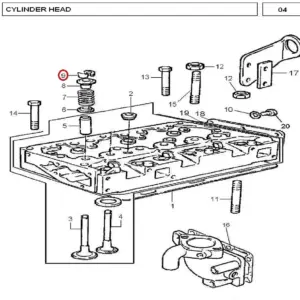 Millat Massey Ferguson Tractor Spare Part COTTER VALVE 186371230001 - Massey Ferguson tractor spare part