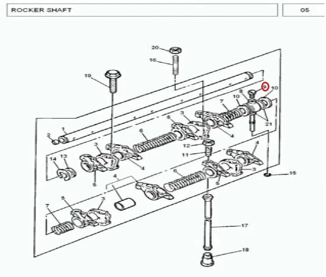 Diagram reference for Millat Massey Ferguson Tractor Spare Part 1 SCREW 18319112314 J 607 - Massey Ferguson tractor spare part