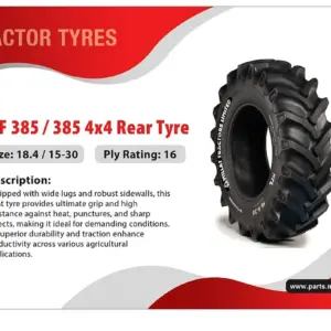 Millat Massey Ferguson Tractor Spare Part 8 FRONT TYRE 750 X 16 DELUXE 175008 LS 180940 HWP - Massey Ferguson tractor spar...
