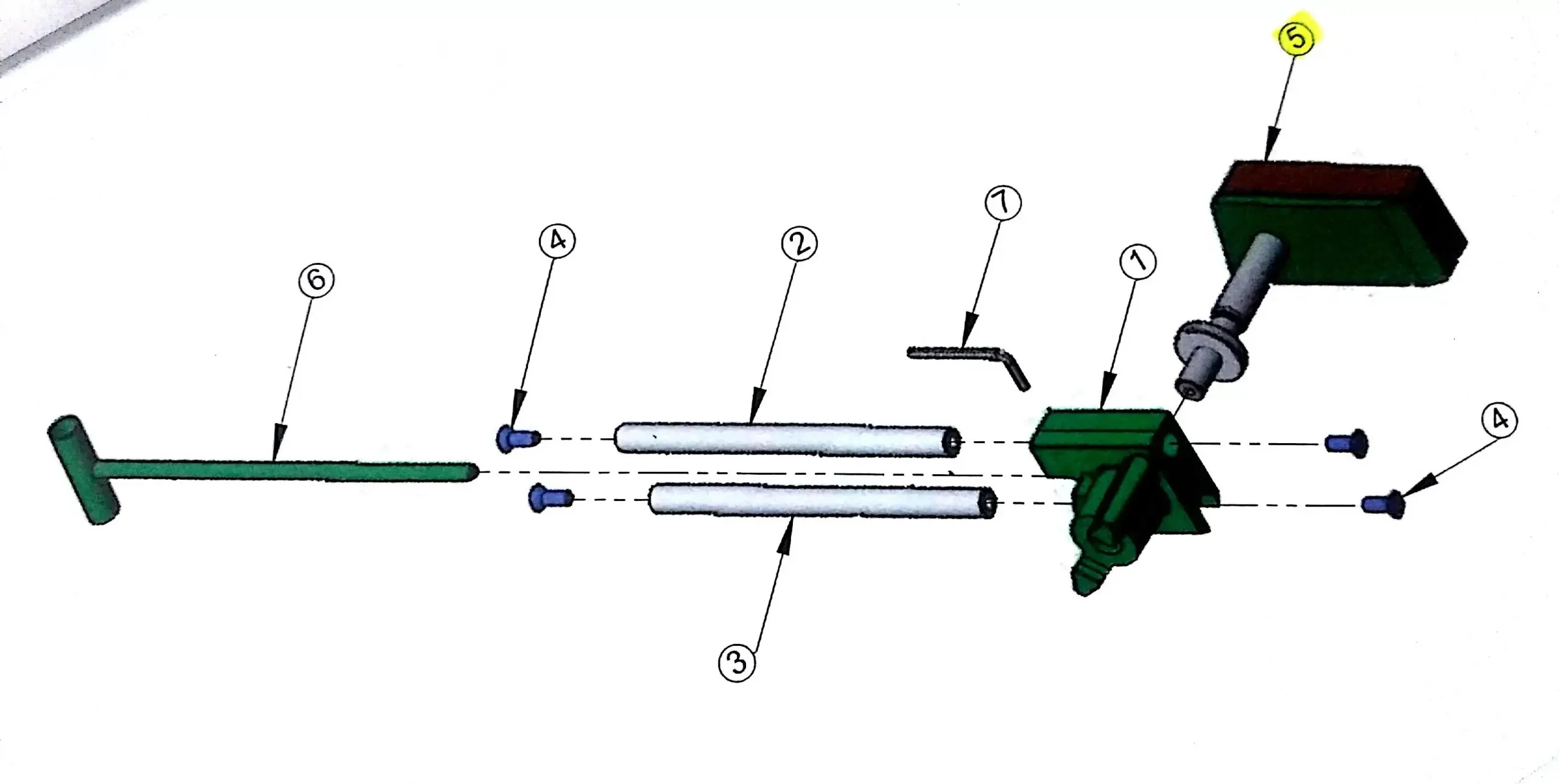Diagram reference for Millat Massey Ferguson Tractor Spare Part 6 SHARPENINGSTONE 560166502048715 - Massey Ferguson tractor spare part