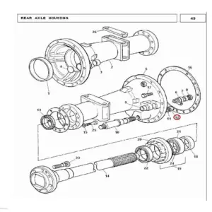 Millat Massey Ferguson Tractor Spare Part LOCK NUT 5810084110084 - Massey Ferguson tractor spare part