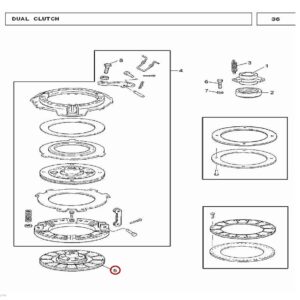 Millat Massey Ferguson Tractor Spare Part PLATE CLUTCH MF 240 460351887889 - Massey Ferguson tractor spare part
